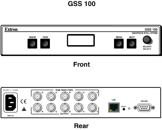 GSS 100 - 外観図