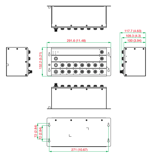 TN-G4516-8GPoE-2XGPoE-2XGTXBP-WV-CT-T - サイズ