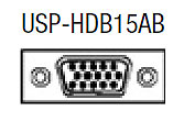 USP-HDB15AB - 外観図