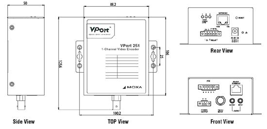 VPort 251 - サイズ