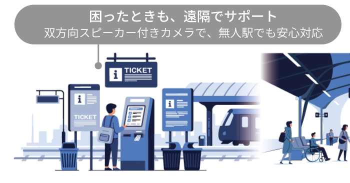 改札・券売機エリア- イメージ