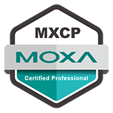 MXCP (Moxa Certified Professional Substation Communication Networks) 認定資格ロゴ