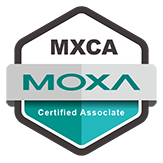 MXCA (Moxa Certified Associate Industrial Network) 認定資格ロゴ
