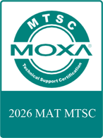 MTSC (Moxa Technical Support Certification) 認定資格ロゴ