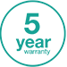 最長5年保証と長期供給 - イメージ
