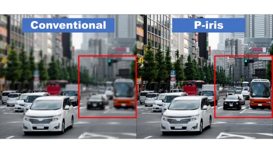 P-アイリスによる鮮明な視界 - イメージ