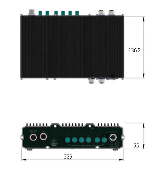 NRU-161V-AWP - サイズ (単位=mm (inch) )