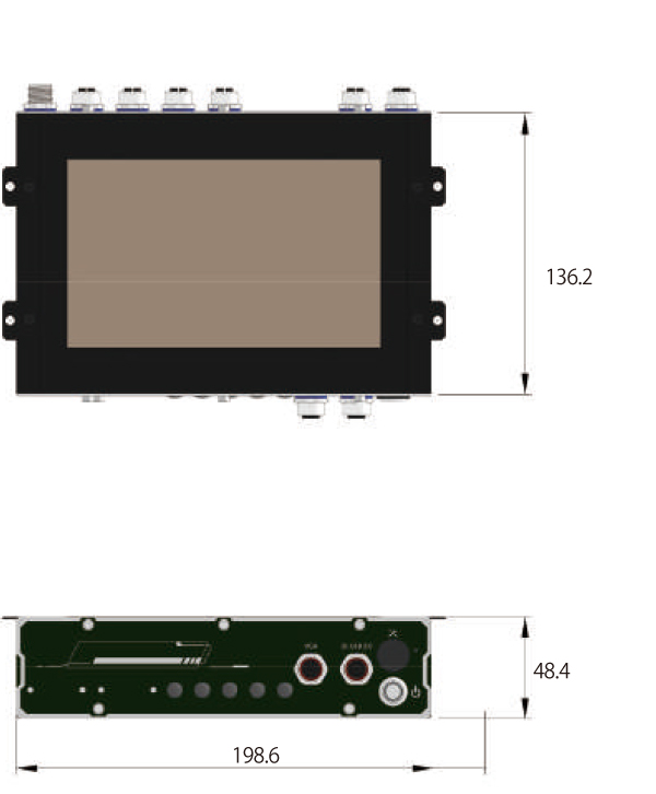 NRU-162S-FT - 外観図