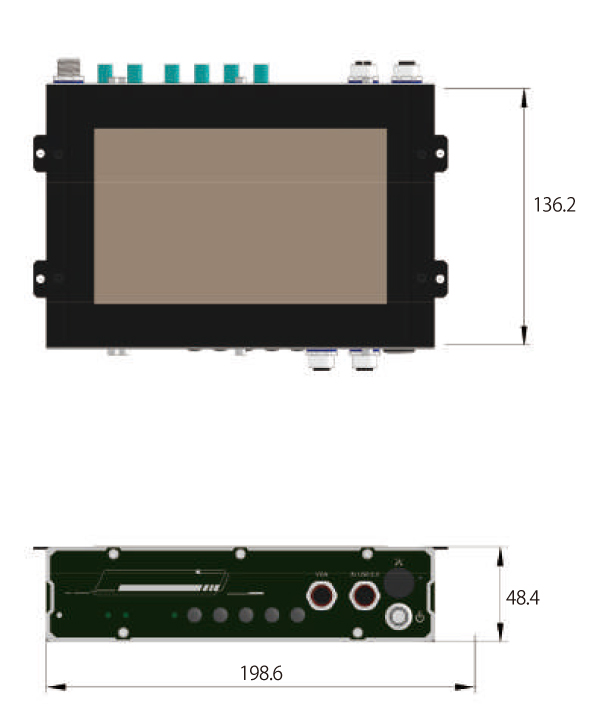 NRU-161V-FT - 外観図