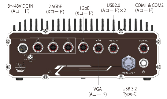 Nuvo-9650AWP - 外観図
