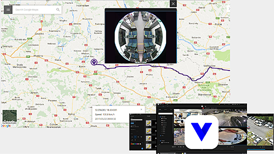 NV9321P - グーグルマップでGPSトラッキング