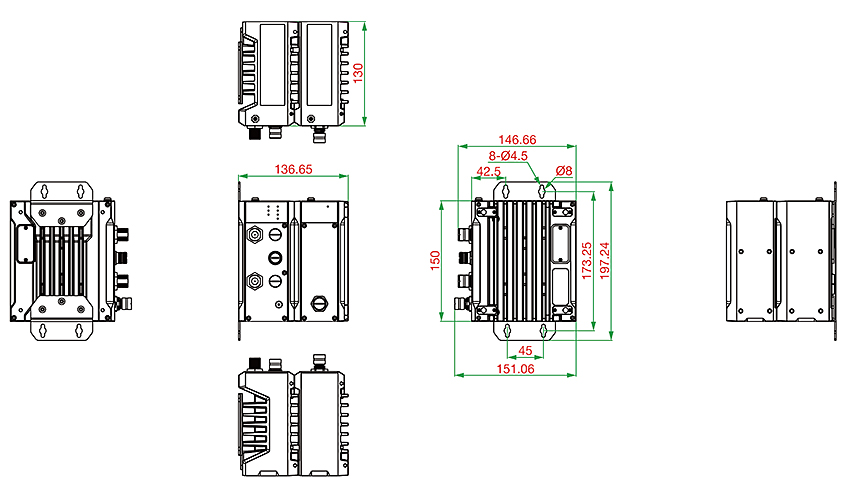 TAP-M310R-NPS-1P1R-US-CT-T - サイズ