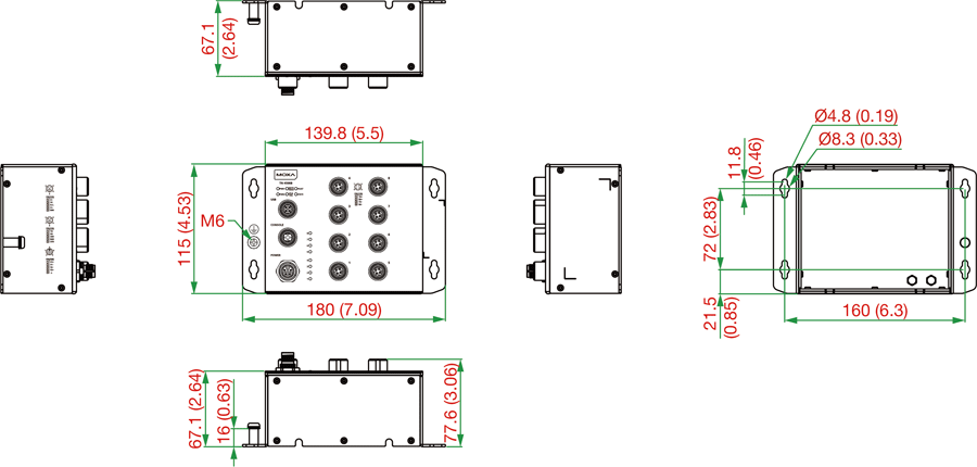 TN-4508B-CT-T - サイズ