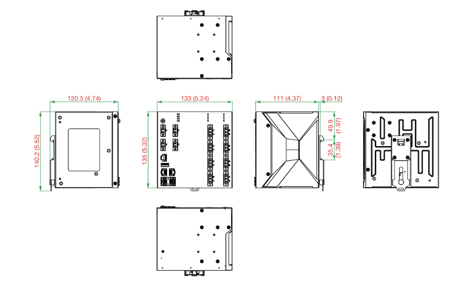 TWS-3010-SPE-8PB-2GC-T - サイズ
