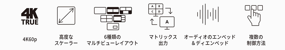 VP2420 - 特長アイコン
