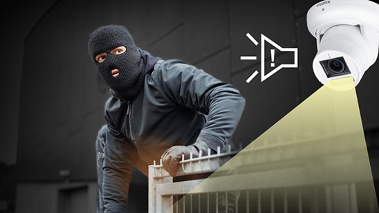 IT9399-HTVW - 自動アラームによる侵入抑止機能