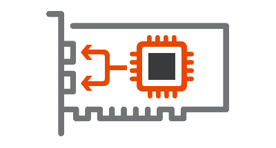 独立したコントローラーを搭載 - イメージアイコン